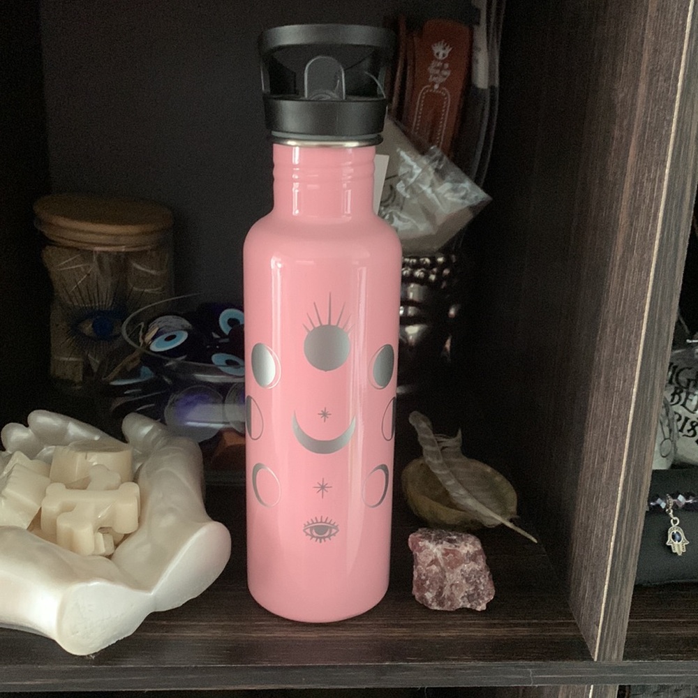 Moon phase Pink tumbler
